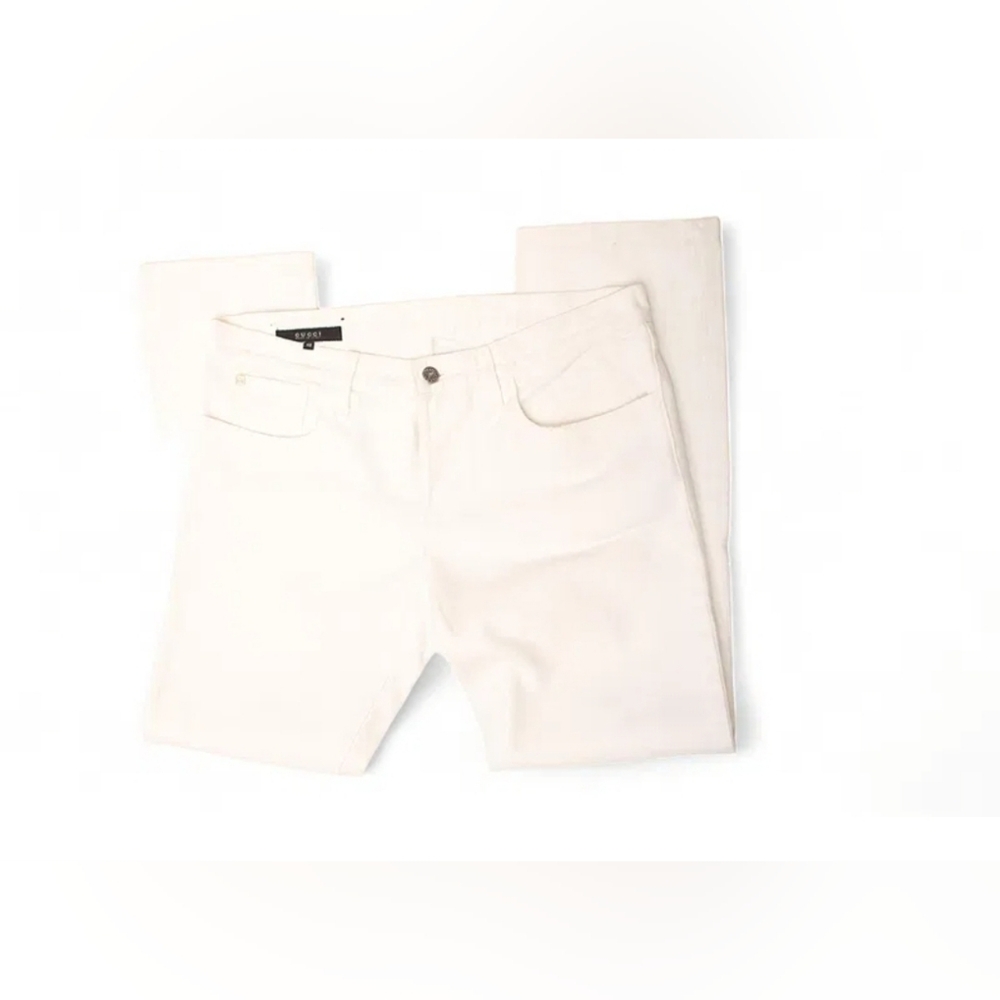 Gucci White Denim Jeans- Size EU 48 / US 32